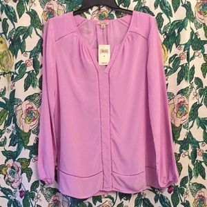 NWT Lucky Brand 100 Percent Silk Shirt